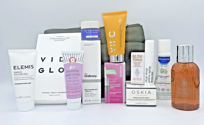 SEPHORA GESTEPPTE GESCHENKTÜTE mit 12 tollen Beauty-Produkten innen... A60