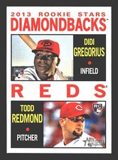 2013 Topps Heritage #33 Didi Gregorious/Todd Redmond RC Arizona Diamondbacks