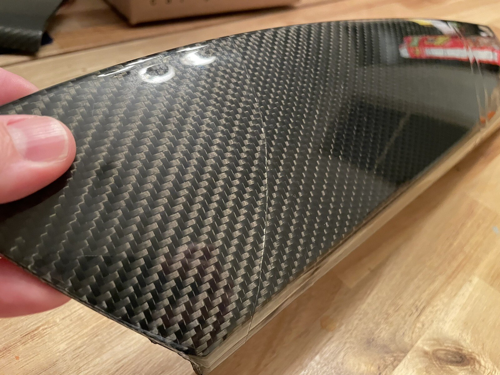 Maserati Quattroporte right rear carbon fiber door trim M139