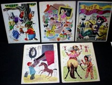 Playskool Vintage Golden Press Puzzle Lot of 5