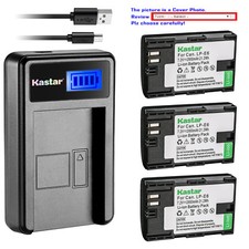 Kastar Battery LCD Charger for Canon LP-E6 LP-E6N EOS 5DS R EOS 5D Mark II