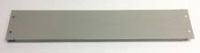 USED 2U 2 RU Two Equipment Rack Unit Blank Panel Spacer Gray Steel Center Hole