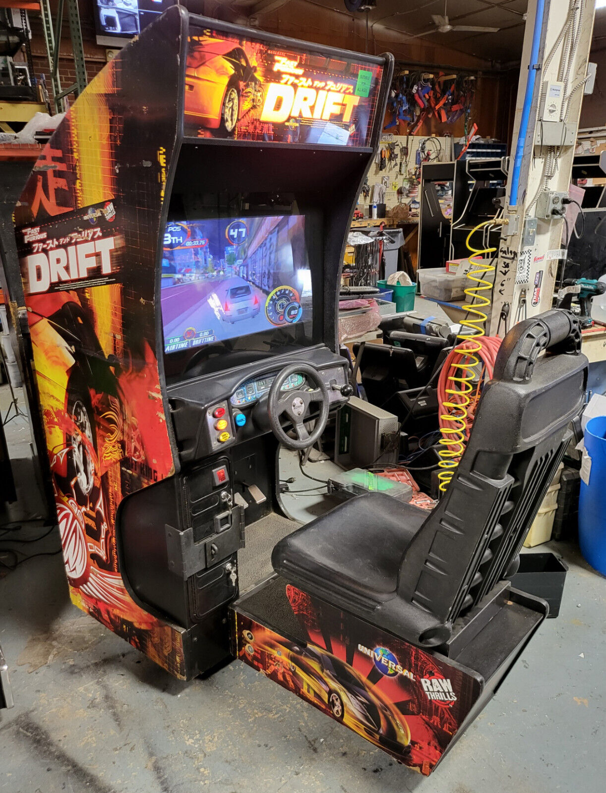 Drift Stage' video game will resurrect the feel of a 1980s arcade…at home