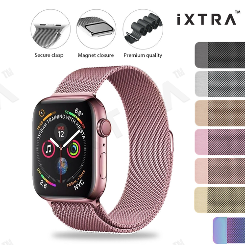 【iXTRA®】Apple Watch Series 7 SE 6 5 4 3 2 Milanese Magnetic Stainless Steel  Band | eBay