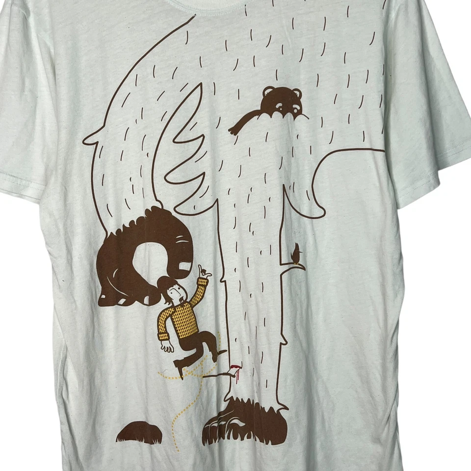 Camiseta Monster Tree Manga Corta Hombre Elegiendo Árbol Camiseta Gráfica Blanca Adulto Grande Foto 3 de 4