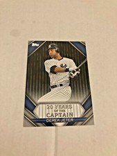 2020 Topps Derek Jeter 20 Years Of The Captain Black 278/299 Made #YOC-07 Rare