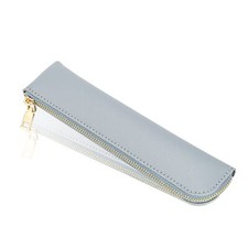 Leather pencil case Thin soft pen bag Small pencil case for adultsSenior leat...