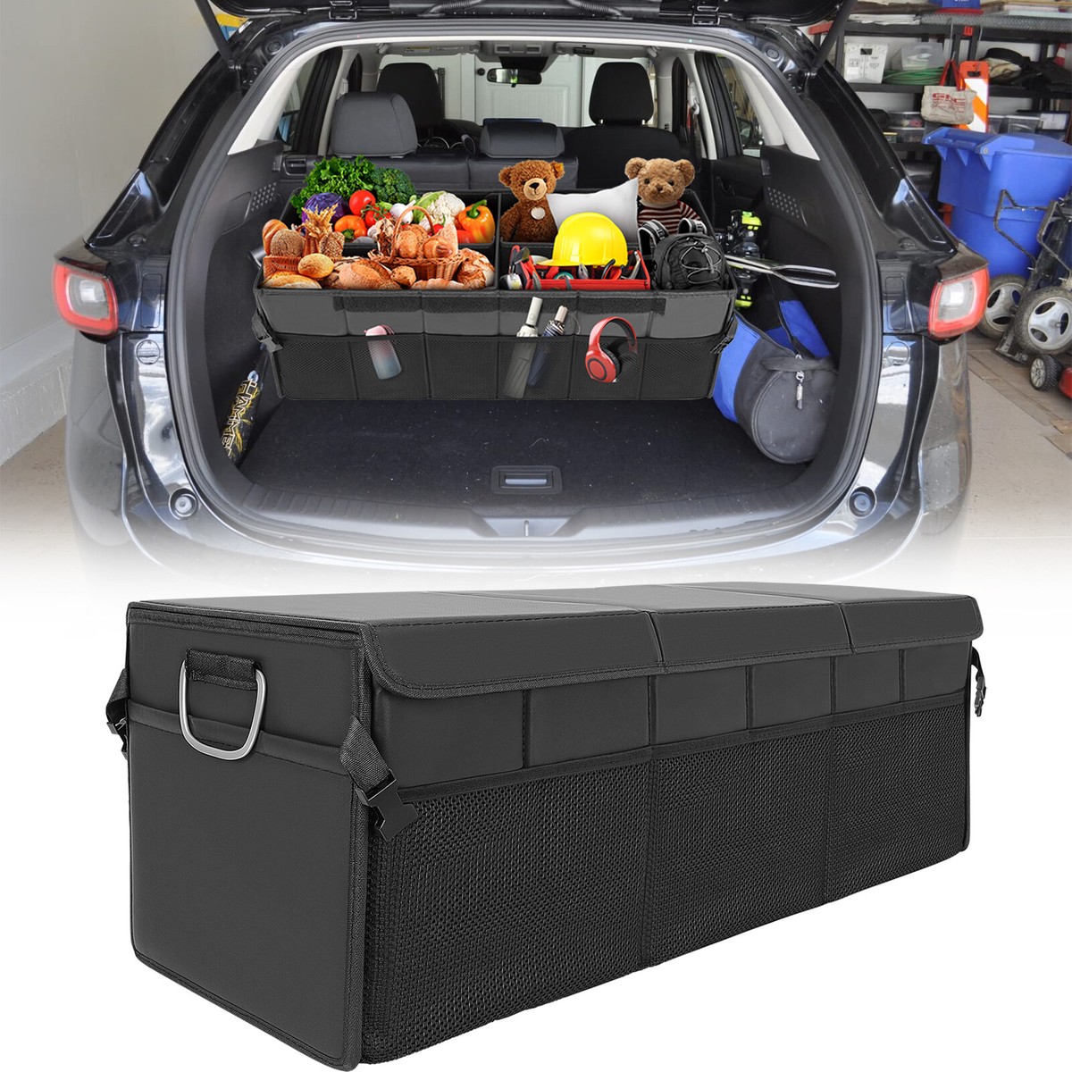 For Mazda CX-5 SUV Car Trunk Organizer Foldable Cargo Storage Box