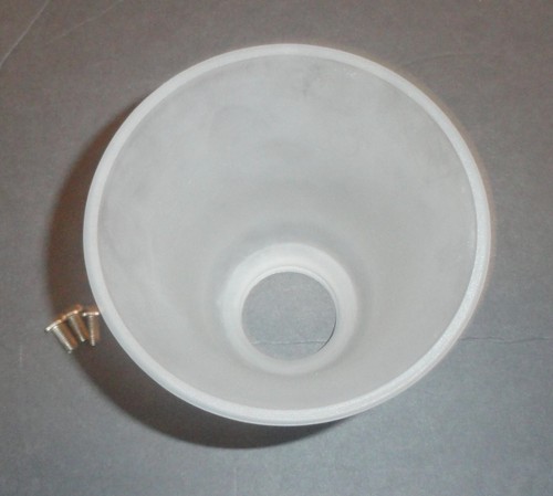 Hampton Bay AC-542 42" Ceiling Fan Replacement Fan Light Globe with Screws - Picture 3 of 4