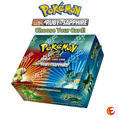 #ad Pokemon Ruby amp; Sapphire EX Set Choose Your Card 2003 Vintage E Series NM LP $0.99