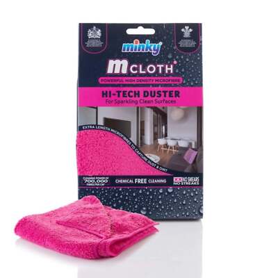 Minky M Tuch Hi-Tech Staubsauger Mikrofaser Reinigungstuch keine Streifen Frau Hinch UK