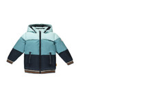 Steiff Winter Jacket, Blue Striped Size 122