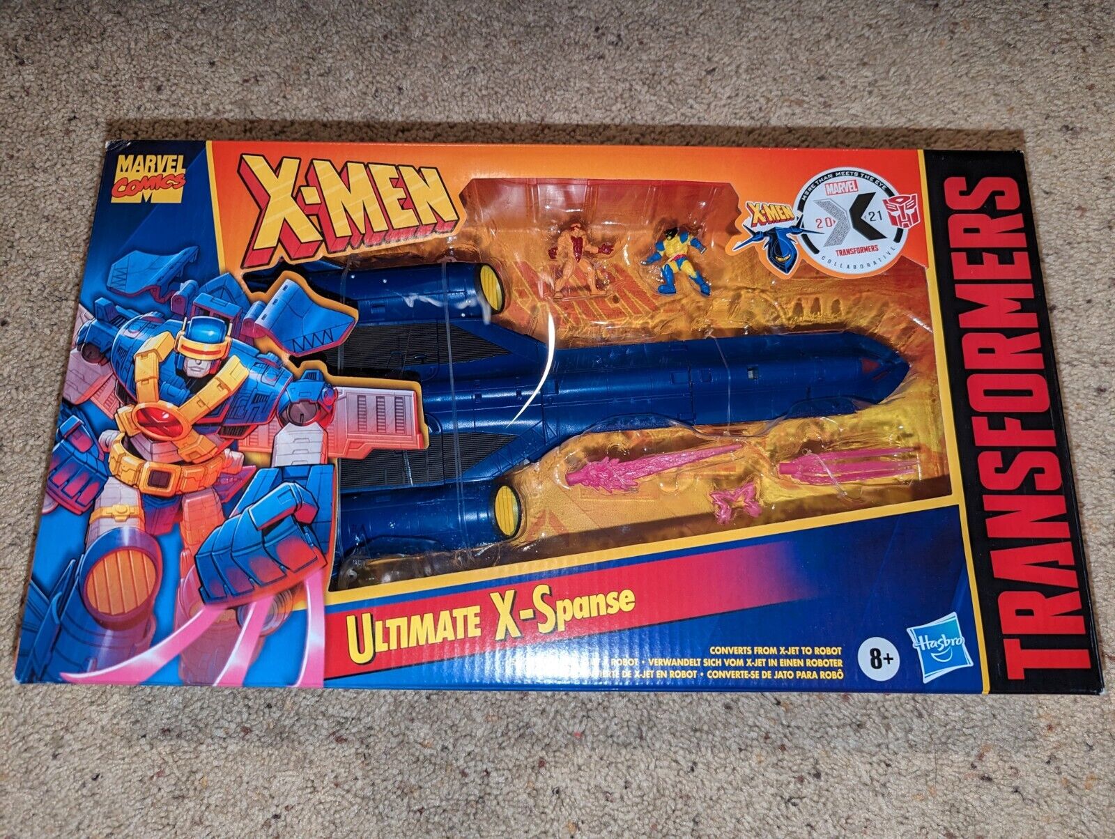 Transformers X-Men Cartoon Crossover Xspanse Figure Unopened Damaged Boxed New