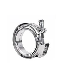 3" Inch Quick Release Fast V Band Clamp & Flange Kit 76mm Flange Stainless Steel