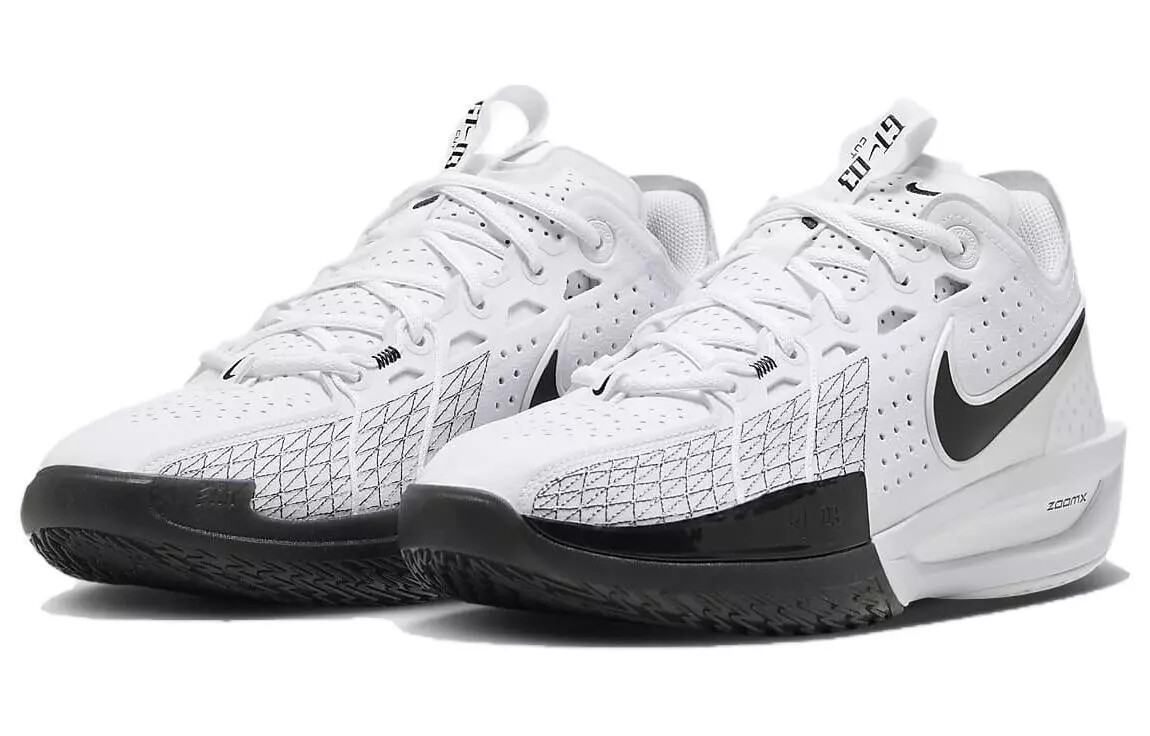 Nike Air Zoom GT Cut 3 EP White Black Basketball DV2918-102 US