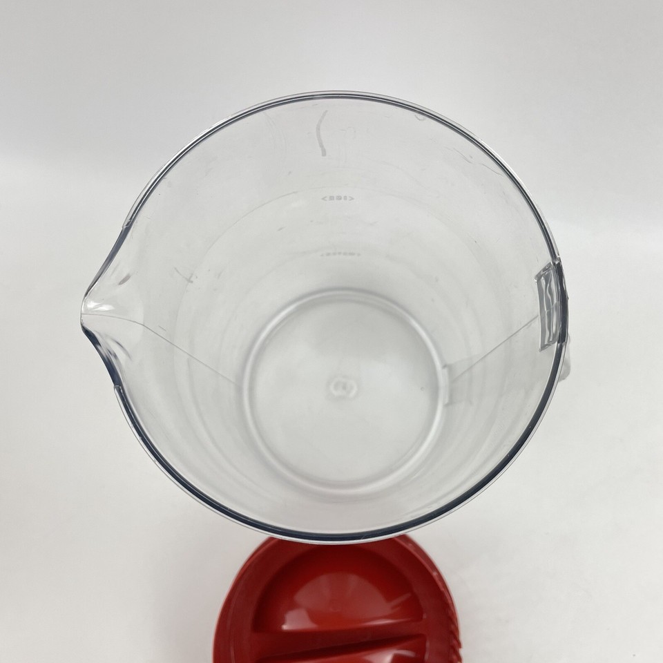 The Iced Tea Pot Maker by Mr Coffee TM 1.1 Red Lid Pitcher Tested Works