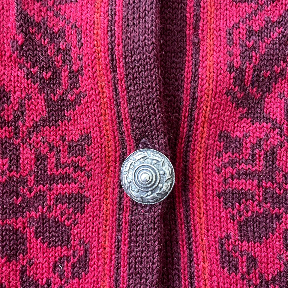 Dale of Norway Cardigan Sweater Casual Women Small Knit Wool Button Jacket - Image 2 of 4