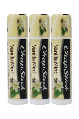 ChapStick Vanilla Mint Lip Balm 0.15 Oz ( 3-Pack )