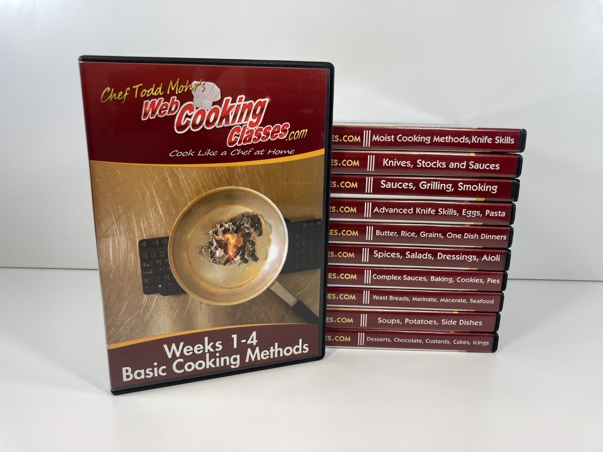 Chef Todd Mohr Web Cooking Classes 11 DVD Set 2010 Weeks 1-48 Rare  