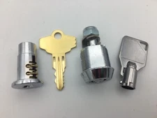 Lock & Key Replacement Sets for Northwestern Sticker Tattoo Vending Machine 