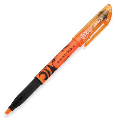 46504 Pilot FriXion Light Erasable Highlighter, Chisel, Orange, Choose Quantity