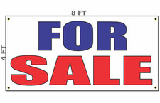 For Sale Banner Sign 4x8