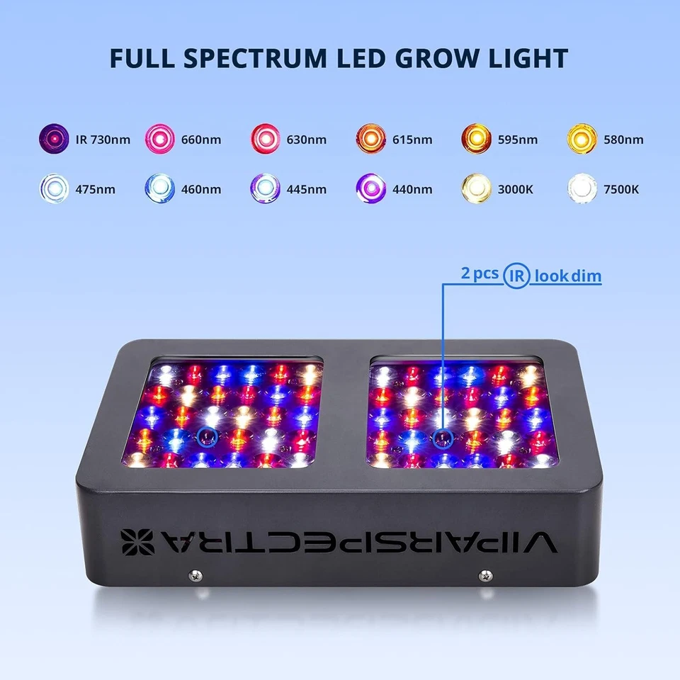 VIPARSPECTRA 300W LED Grow Light with Daisy Chain Function - Image 3 of 4
