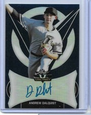 2019 Leaf Valiant Draft ANDREW DALQUIST Blue Prismatic RC Auto 5/25 White Sox