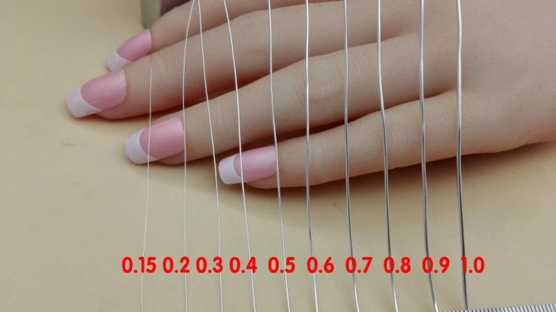 Cuentas de hilo de plata pura 99,99 % real de 1 yarda hágalo usted mismo artesanía joyería hacer alambre Foto 2 de 3