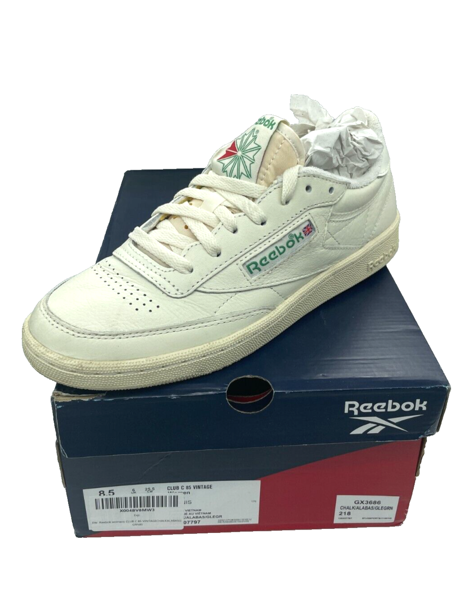 Reebok Club C 85 Vintage Chalk Glen Green Sneakers US Size