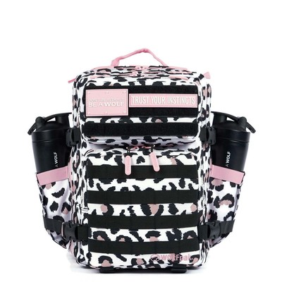 25L Backpack Leopard Pink Zip | eBay display picture 2