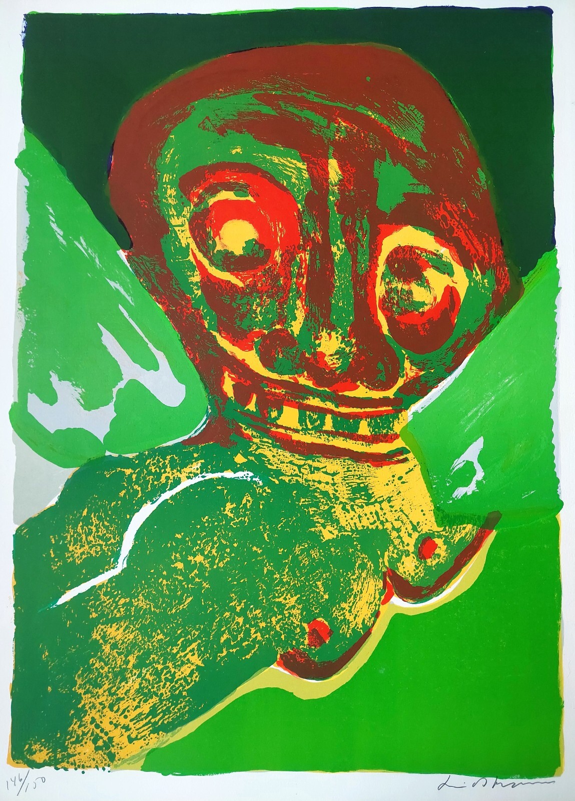 Bengt LINDSTRÖM Signed lithograph / Original print by Lindström