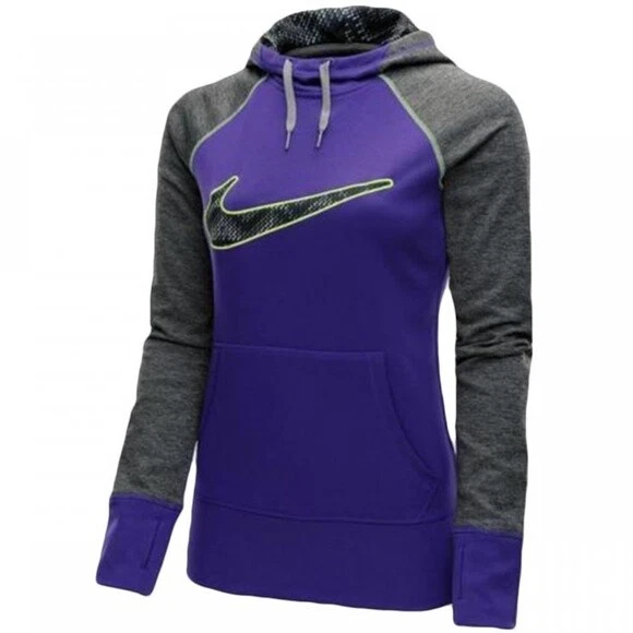 Nike women's therma fleece all time pullover hoodie sale