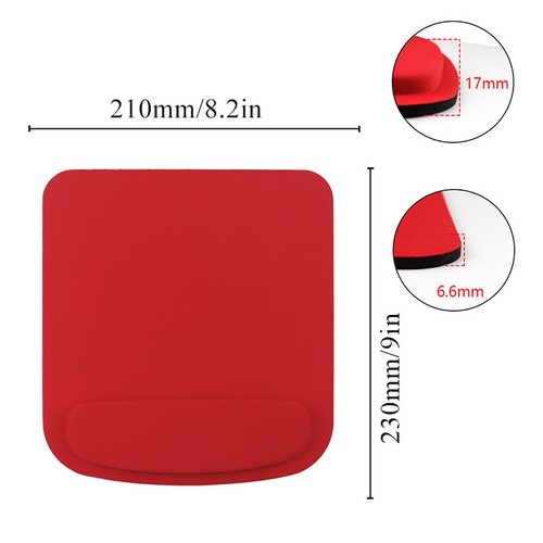 Ergonomisches Bequemes Rutschfestes Mauspad Mit Handgelenkauflage Für Laptop < - Photo 8/18