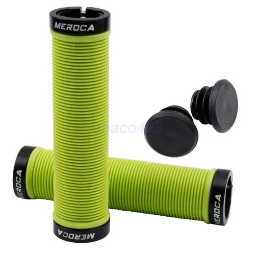 Road Mountain Cycling Bicycle MTB BMX Bike Hand Handlebar Grips Double Lock On - Picture 19 of 37