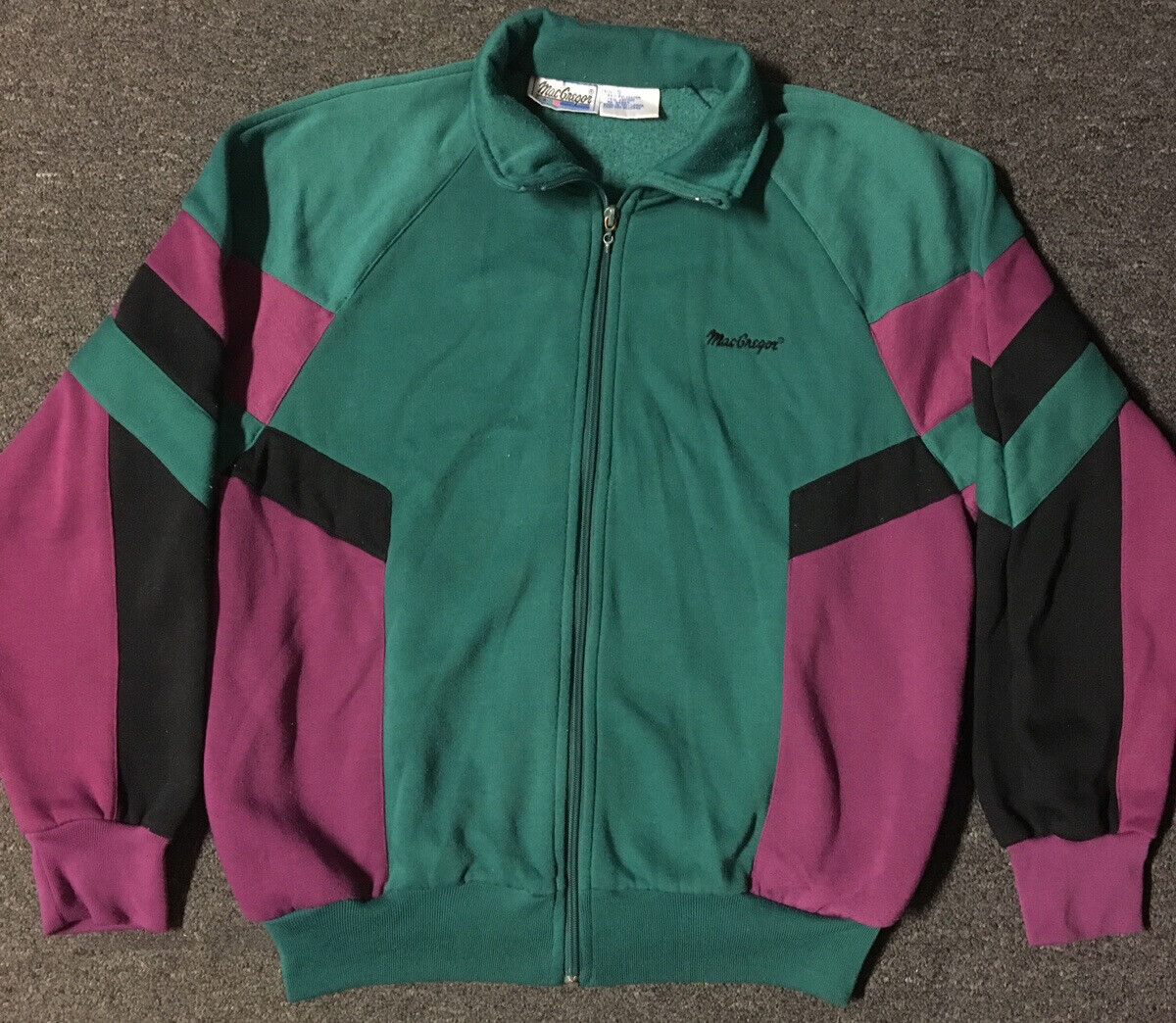 Vtg 80s McGregor Colorblock Jacket S Track Sport Hip Hop Vtg 80s McGregor Colorblock Jacket S Track Sport Hip Hop
