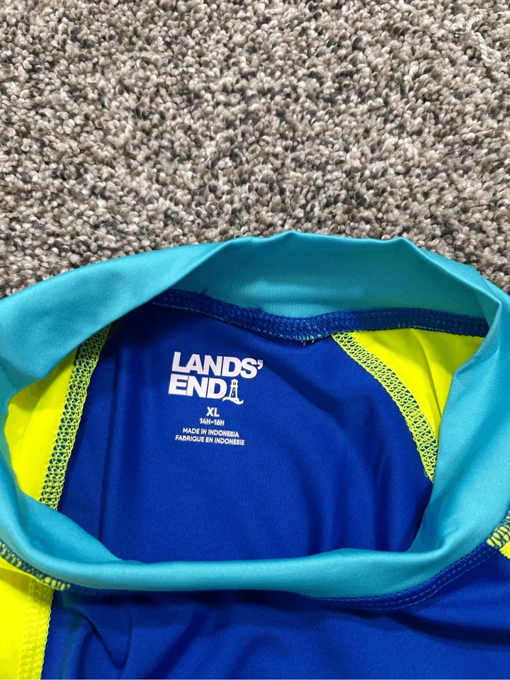 Protector contra erupciones Lands End talla 14-16 husky C33-31 Foto 3 de 3