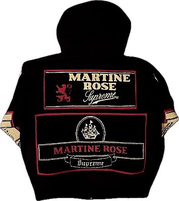 Supreme Martine Rose Towel Zip Up Hooded Sweatshirt Black Supreme Martine Rose Towel Zip Up Hooded Sweatshirt Black