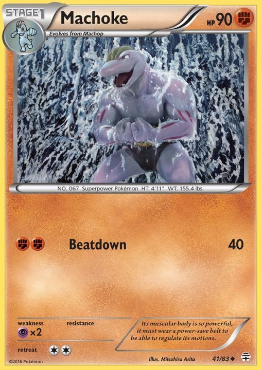 Machoke - 41/83 - Uncommon - Lightly Played