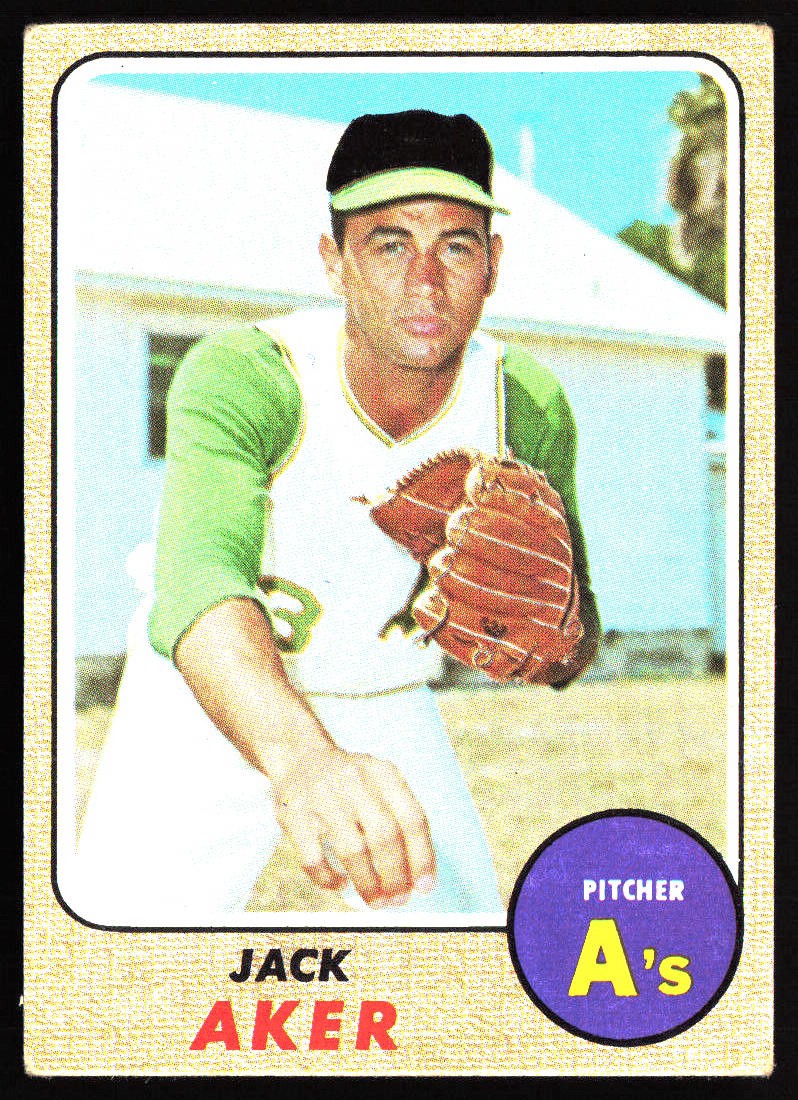 1968 Topps #224 Jack Aker