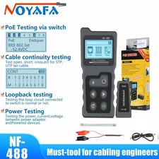 Noyafa PoE Checker NF-488 Network Cable Tester LAN Network Cable PoE Detector