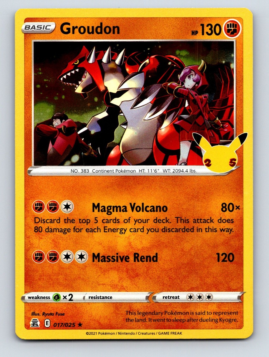 PSA10 グラードン 375 GROUDON START DECK 100② Basic Groudon HP 130 Magma Volcano Attack Legendary Pokémon Orange