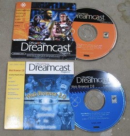 Official Sega Dreamcast Magazine Disc Lot w/Dreamcast Generator 1 & 2