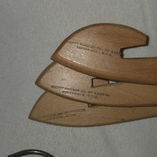 Set of 9 Vintage Bentwood Hangers - Incl. 2 Signed Henry Hanger Co. NYC