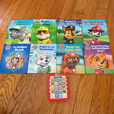 me reader PAW Patrol Electronic Jr. Reader Game Book Set w/ 8 Books 2021