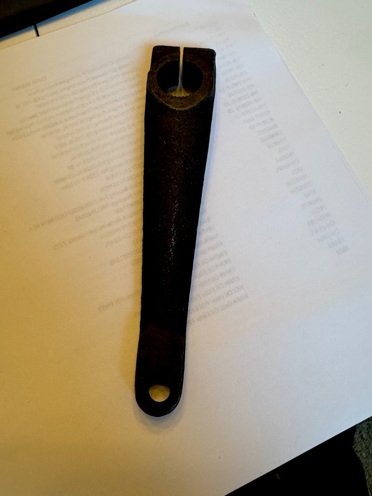Lamborghini Countach OEM QV Clutch Lever P/N 002121054