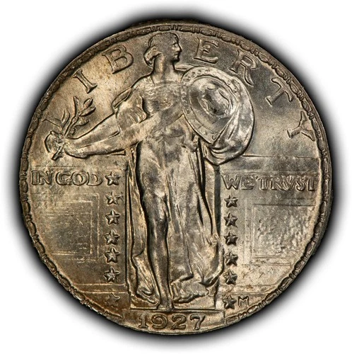 1927 25c Standing Liberty Silver Quarter - BU - SKU-B5574