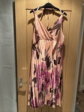 ASOS Pretty Floral Pink Maternity Dress Size 14