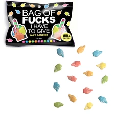 Bag Of F*cks I Have to Give Candy Tart Candies 3oz Bachelorette Party Supplies