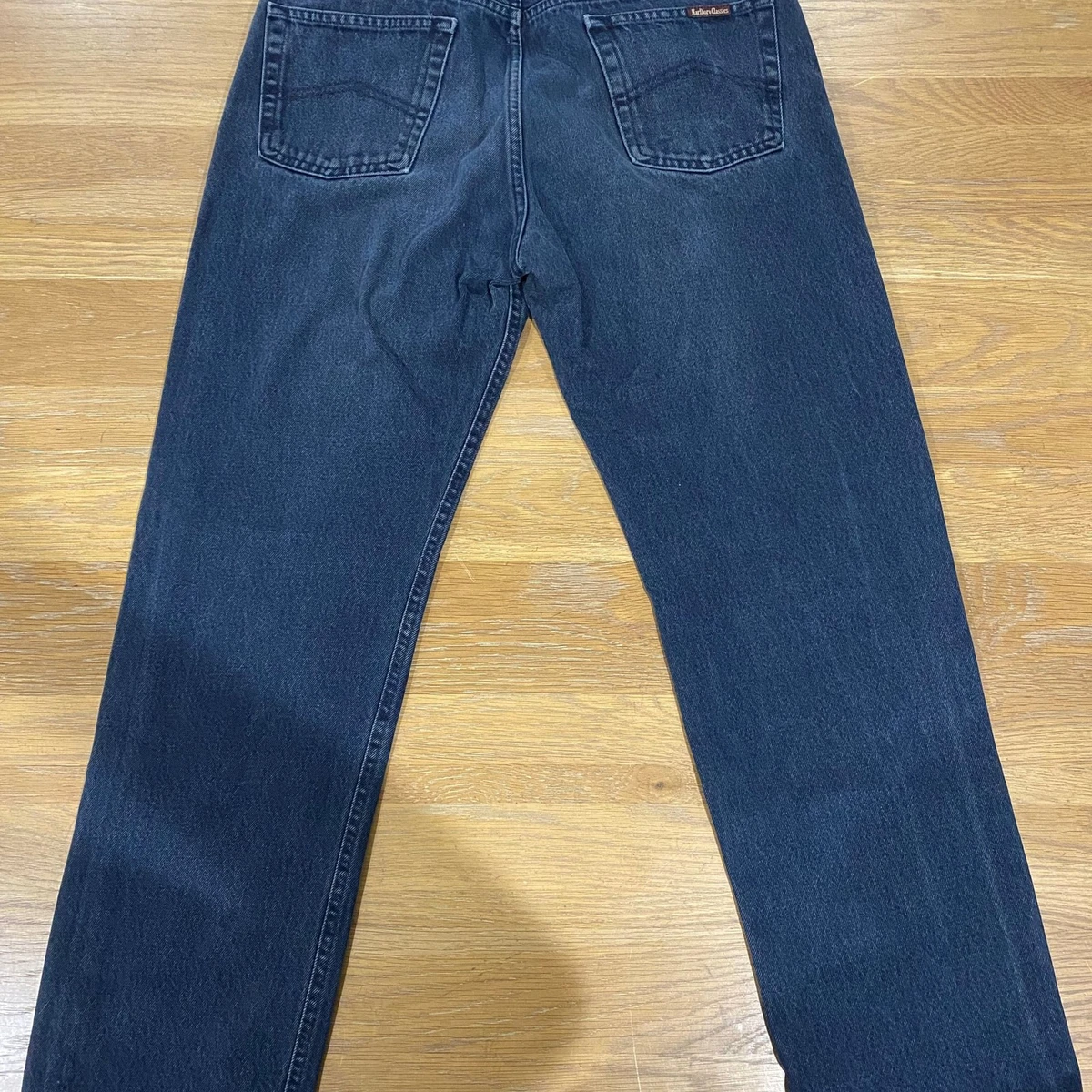 Jean Vintage Marlboro Classics - Fabriqué En Italie, Taille 33/36 - Coupe Fuselée Beige